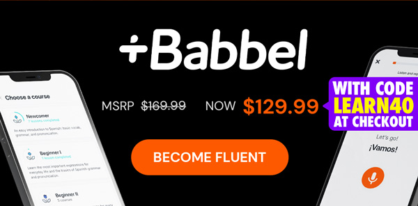Babbel Language Lifetime Subscription | Become Fluent