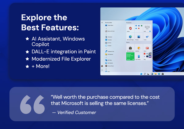 Microsoft Windows 11 Pro or Home