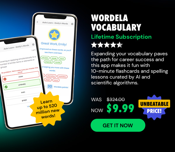 Wordela Vocabulary Lifetime Subscription