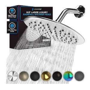 Large Rainfall Showerhead