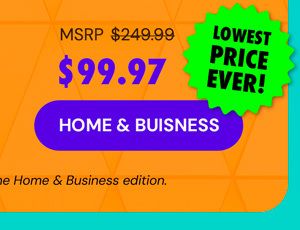 Microsoft Office 2024 Home & Business for Mac or PC Lifetime License