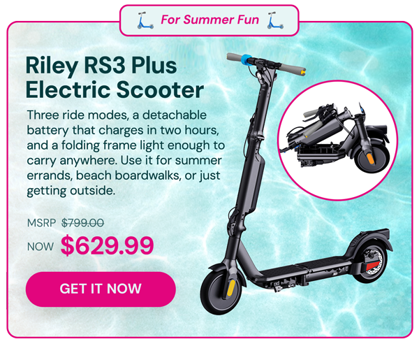 Riley RS3 Plus Electric Scooter