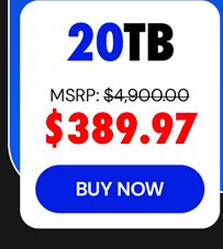 Internxt Cloud Storage Lifetime Subscription: 20TB Plan