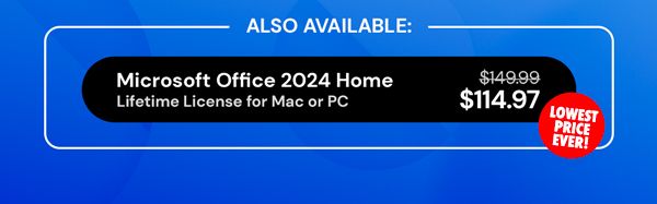 Microsoft Office 2024 Home for Mac or PC: One-Time Purchase