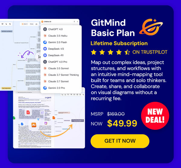 GitMind Basic Plan: Lifetime Subscription
