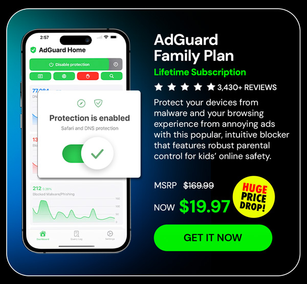 AdGuard Family Plan: Lifetime Subscription