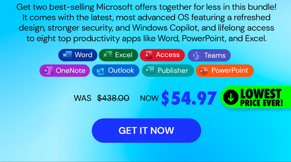 The Ultimate Microsoft Office Professional 2021 for Windows: Lifetime License + Windows 11 Pro Bundle