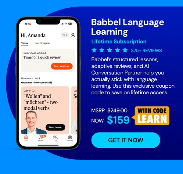 Babbel Language Learning: Lifetime Subscription (All Languages)