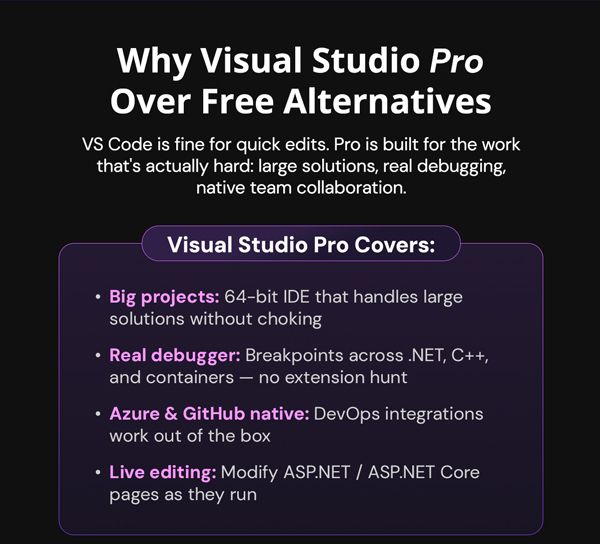 Microsoft Visual Studio Professional 2026