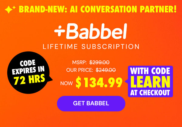 Babbel Language Learning: Lifetime Subscription (All Languages)