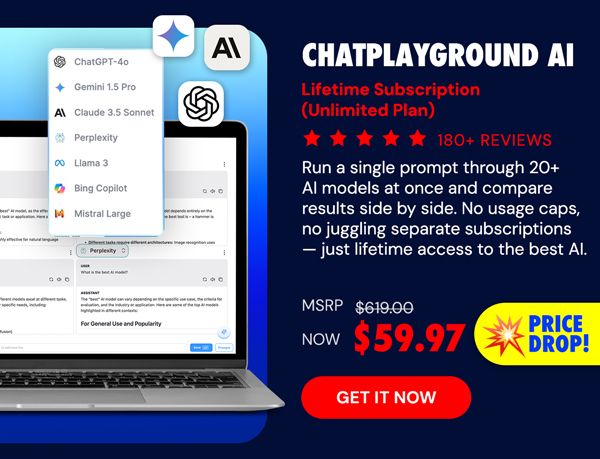 ChatPlayground AI: Lifetime Subscription (Unlimited Plan)