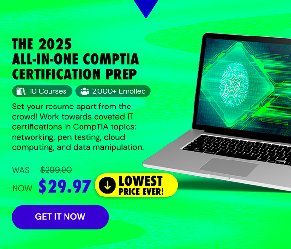 The 2024 All-in-One CompTIA Certification Prep Courses Bundle