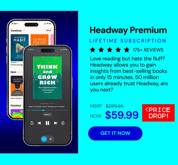Headway Premium: Lifetime Subscription