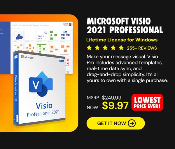 Microsoft Visio 2021 Professional: Lifetime License for Windows