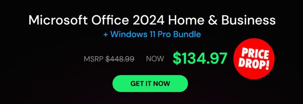 Microsoft Office 2024 Home & Business + Windows 11 Pro Bundle