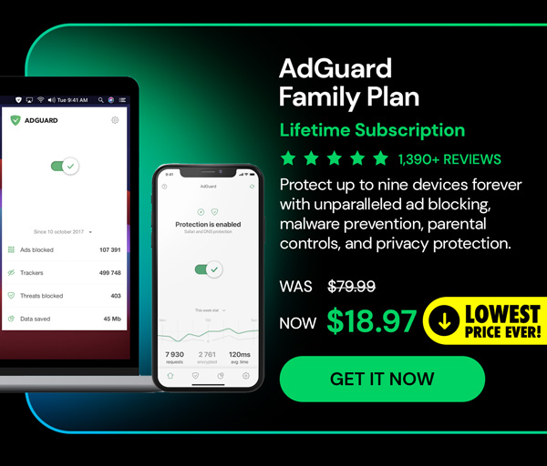 AdGuard Family Plan: Lifetime Subscription