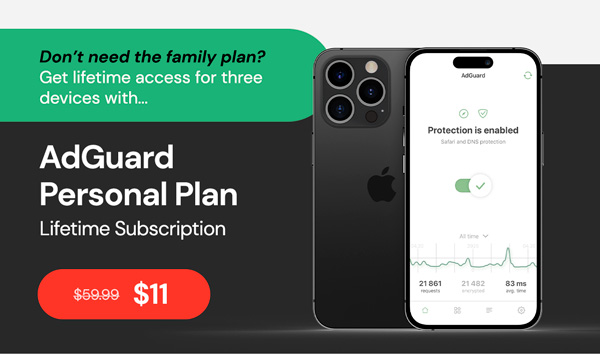 AdGuard: Lifetime Subscription