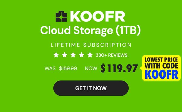 Koofr Cloud Storage: Lifetime Subscription (1TB)