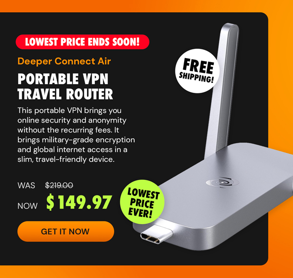 Deeper Connect Air Portable VPN Travel Router