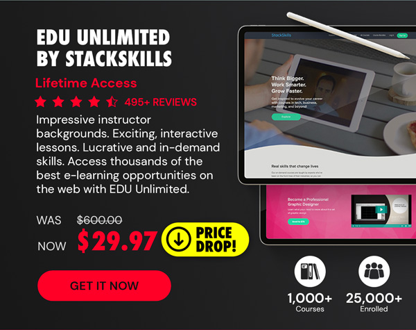 EDU Unlimited by StackSkills: Lifetime Access