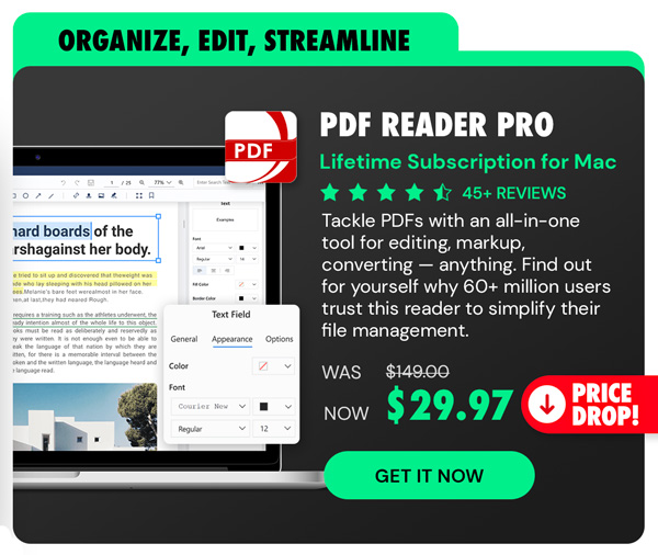 PDF Reader Pro For Mac: Lifetime Subscription