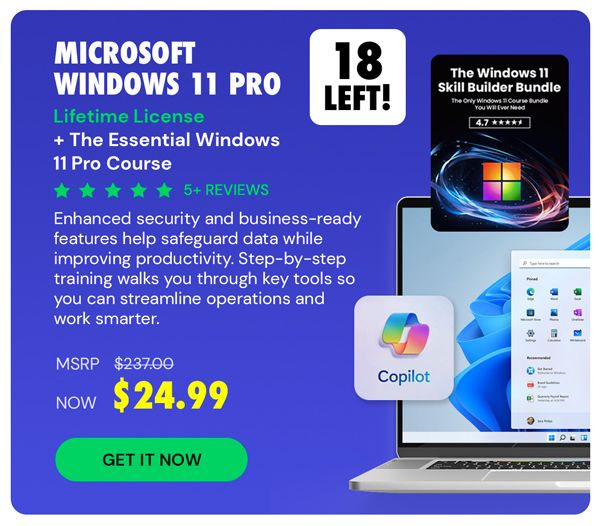 Microsoft Windows 11 Pro + The Essential Windows 11 Pro Course