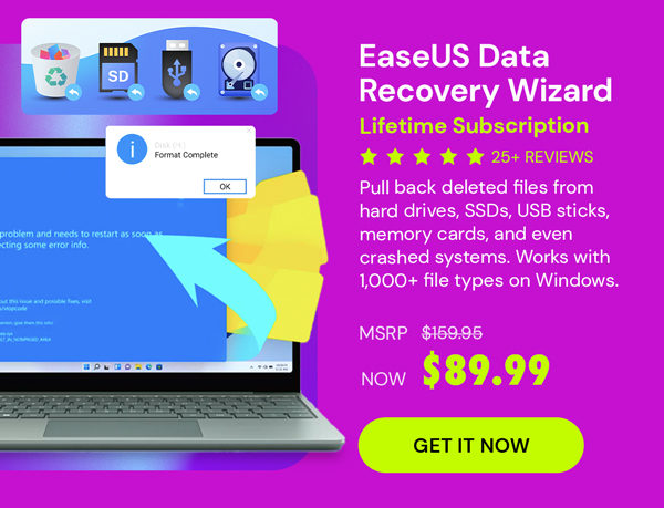 EaseUS Data Recovery Wizard: Lifetime Subscription