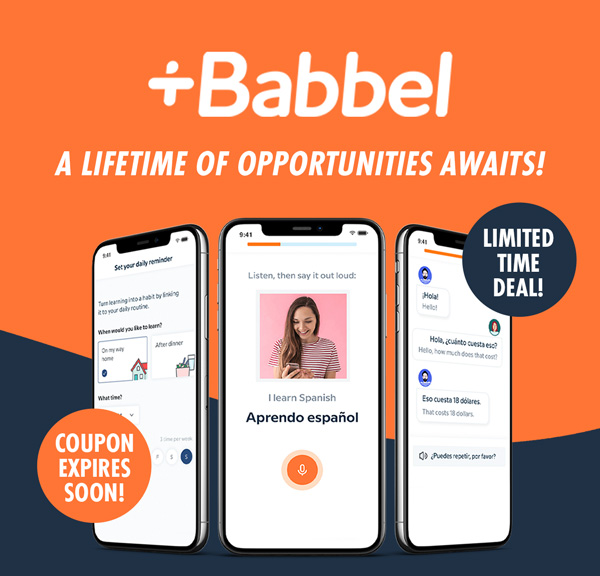 Babbel Language Learning: Lifetime Subscription (All Languages)