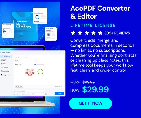 PDF Converter & Editor: Lifetime License