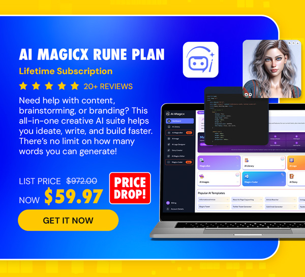 AI Magicx Rune Plan Lifetime Subscription
