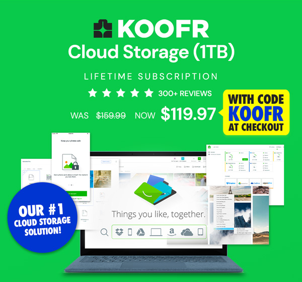 Koofr Cloud Storage: Lifetime Subscription (1TB)