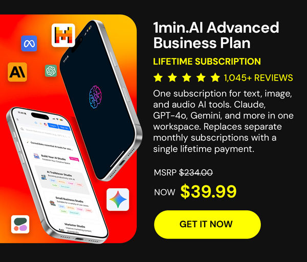 1minAI: Lifetime Subscription