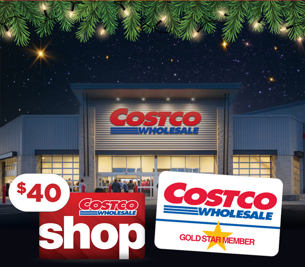 Costco 1-Year Gold Star Membership + $40 Digital Costco Shop Card