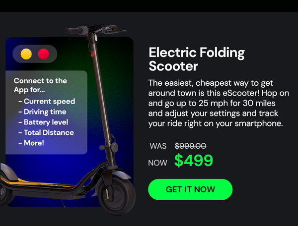 Electric Folding Scooter - 500W