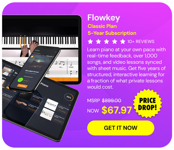 Flowkey Classic Plan: 5-Year Subscription