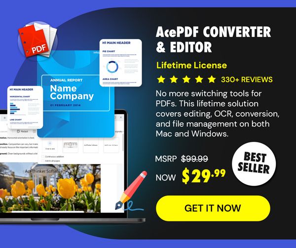 AcePDF Converter & Editor: Lifetime License