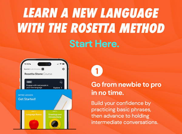 Rosetta Stone: Lifetime Subscription (All Languages)