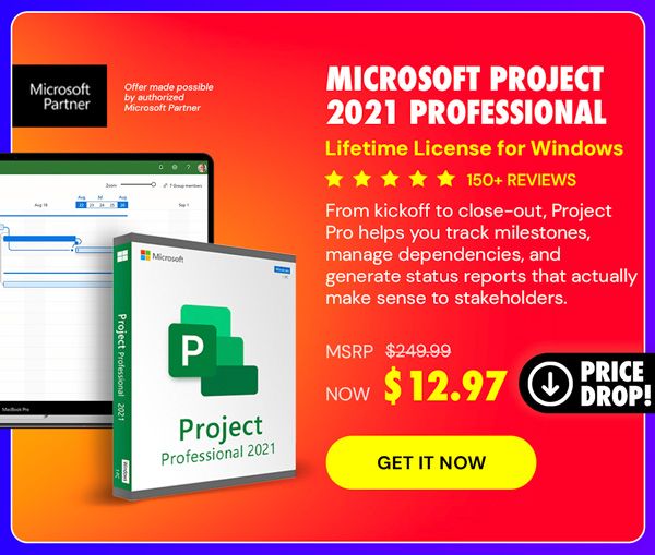 Microsoft Project 2021 Professional: Lifetime License for Windows