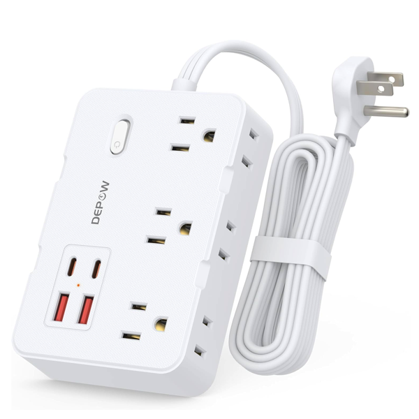 Surge Protector Power Strip with USB