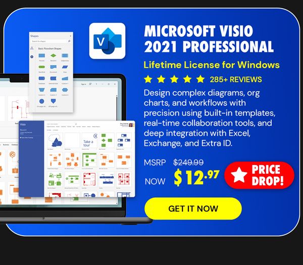 Microsoft Visio 2021 Professional: Lifetime License for Windows