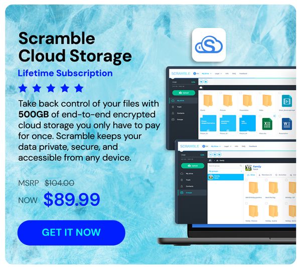 Scramble Cloud Storage: Lifetime Subscription