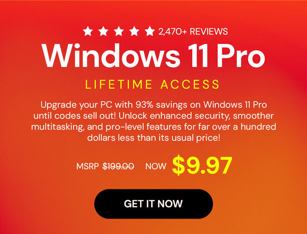 Microsoft Windows 11 Pro or Home
