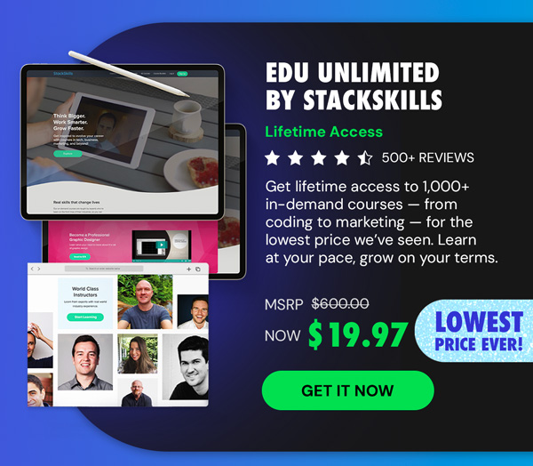 EDU Unlimited by StackSkills: Lifetime Access