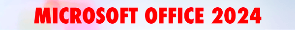 Microsoft Office 2024 for Mac or PC Lifetime License