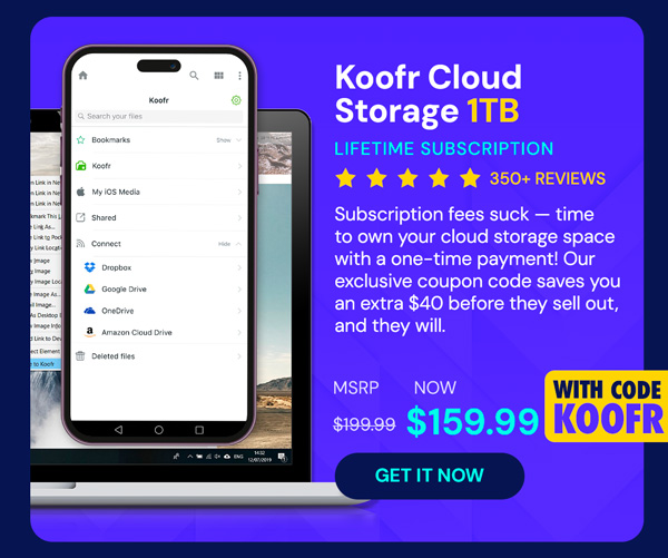 Koofr Cloud Storage: Lifetime Subscription (1TB)