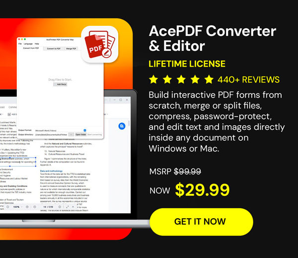 AcePDF Converter & Editor: Lifetime License