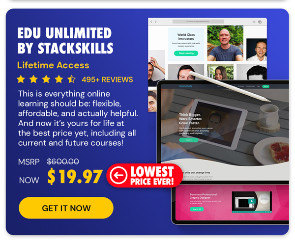 EDU Unlimited by StackSkills: Lifetime Access