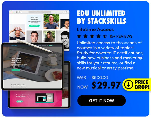 EDU Unlimited by StackSkills: Lifetime Access