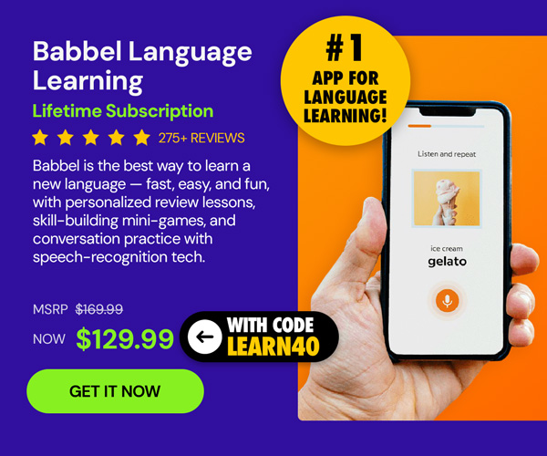 Babbel Language Learning: Lifetime Subscription (All Languages)