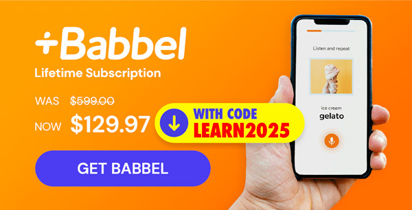 Babbel Language Learning: Lifetime Subscription (All Languages)